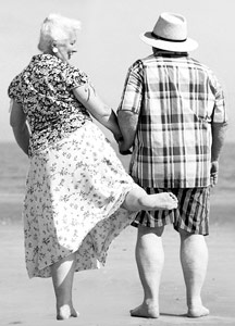 Senior Couple on the Beach