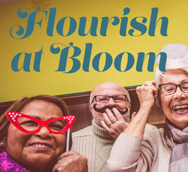 Flourish at Bloom Graphic